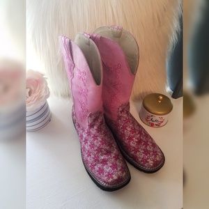 Roper Sparkly Pink Cowgirl Boots